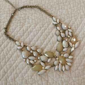White/Cream Statement Necklace